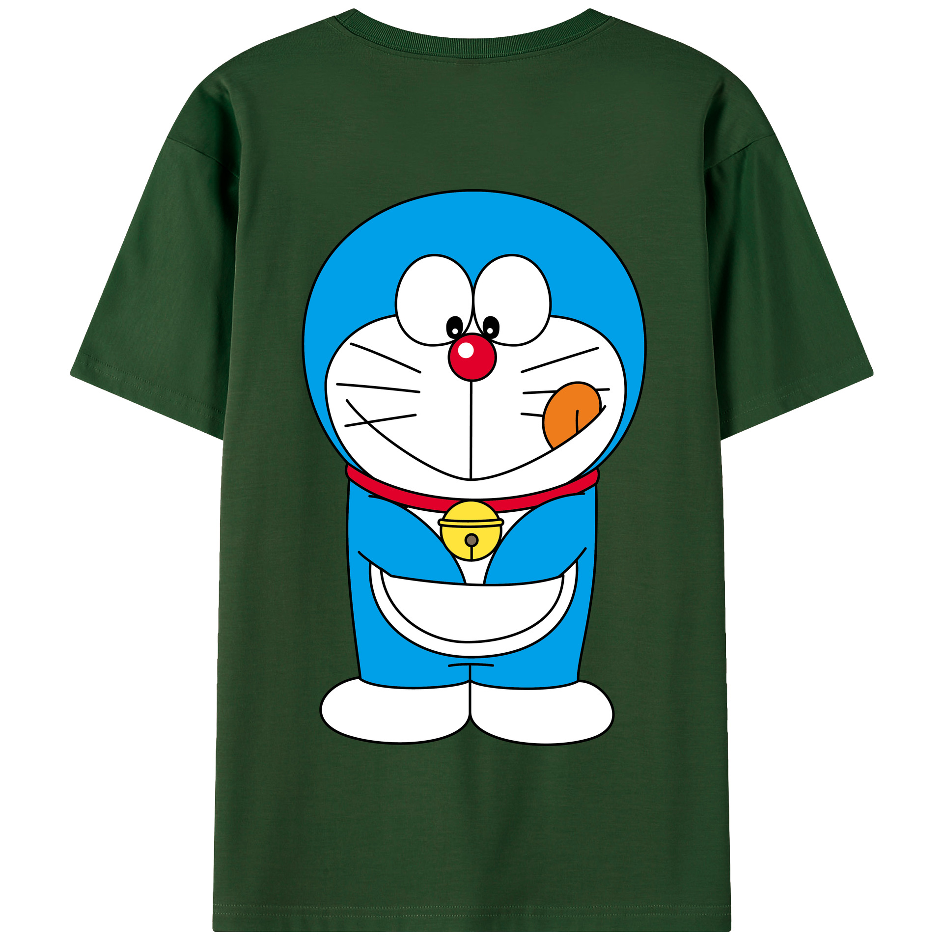 （画像用） ドラえもん Doraemon 綿100％半袖Tシャツ（背面プリント）